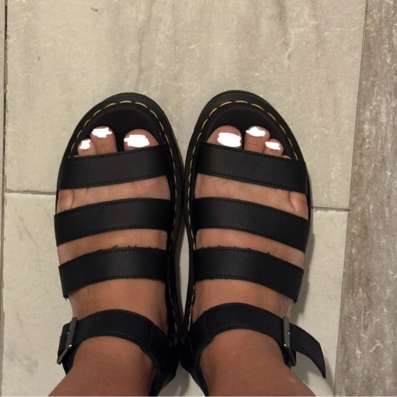Dr. Martens Black Strappy Sandals - Picture 8 of 10